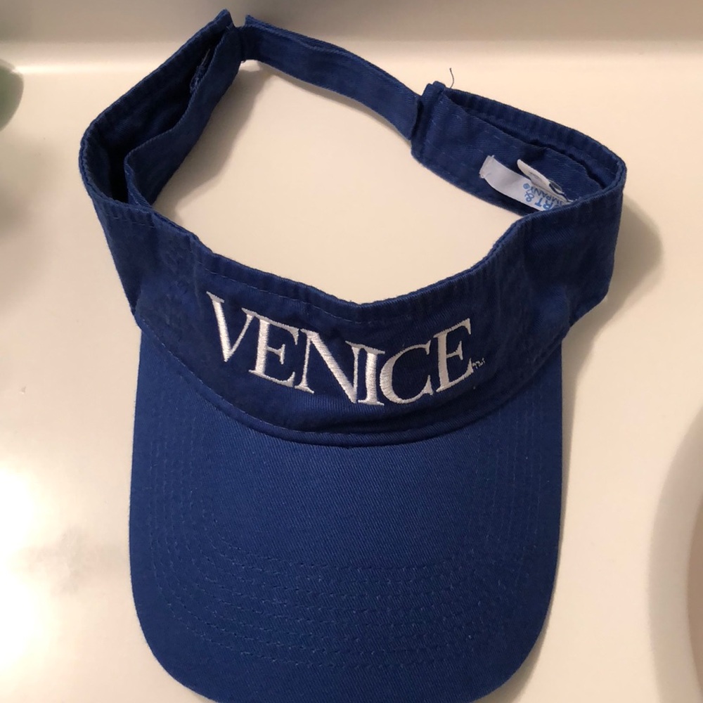 Blue visor